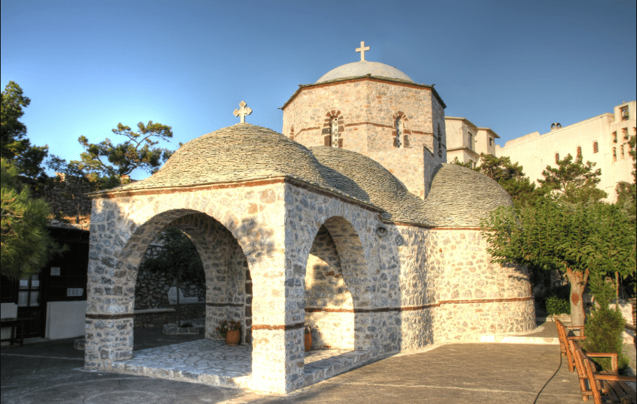  Prophet Elias Monastery Santorini