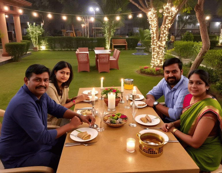 Candle Light Dinner in Manali Image