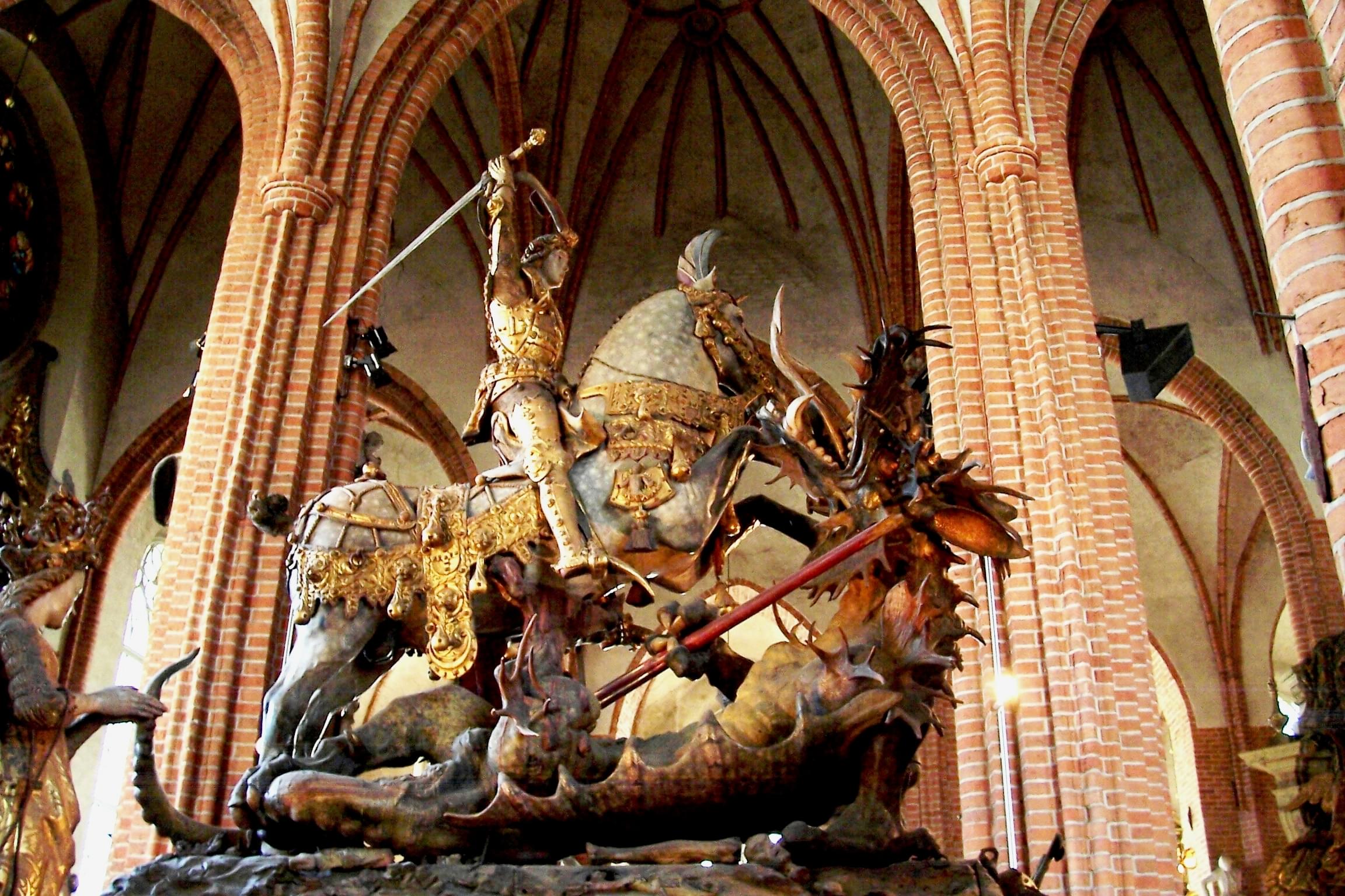 St. George and the Dragon statue Overview