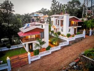 Aerial view of the Homestay