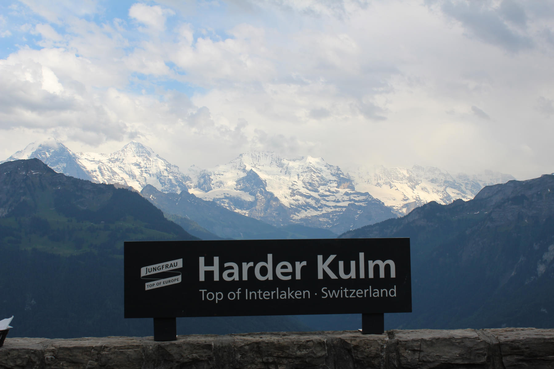 Take in panoramic views from atop Harder Kulm