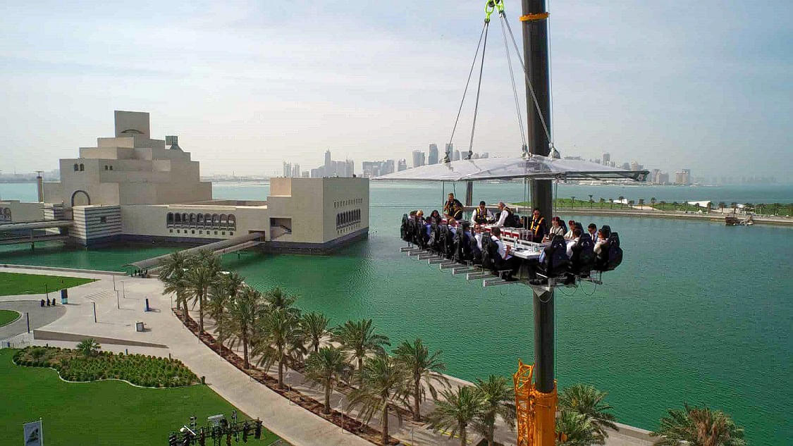 Spot prominent attractions and landmarks of Dubai such as Palm Jumeirah, Burj Al Arab, Dubai Marina and others.