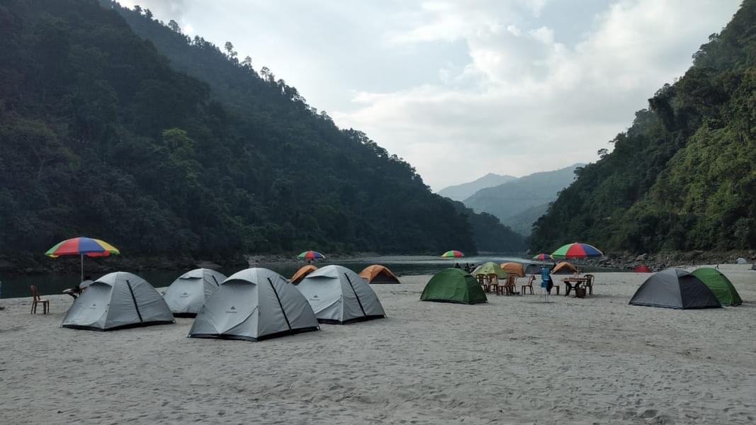 Camping At Teesta River Image