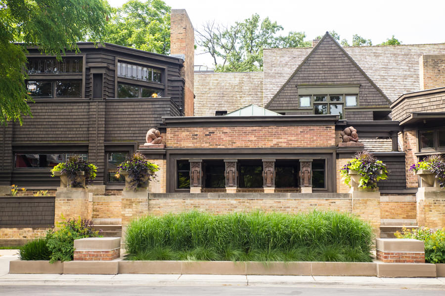 See the Prairie-style architecture