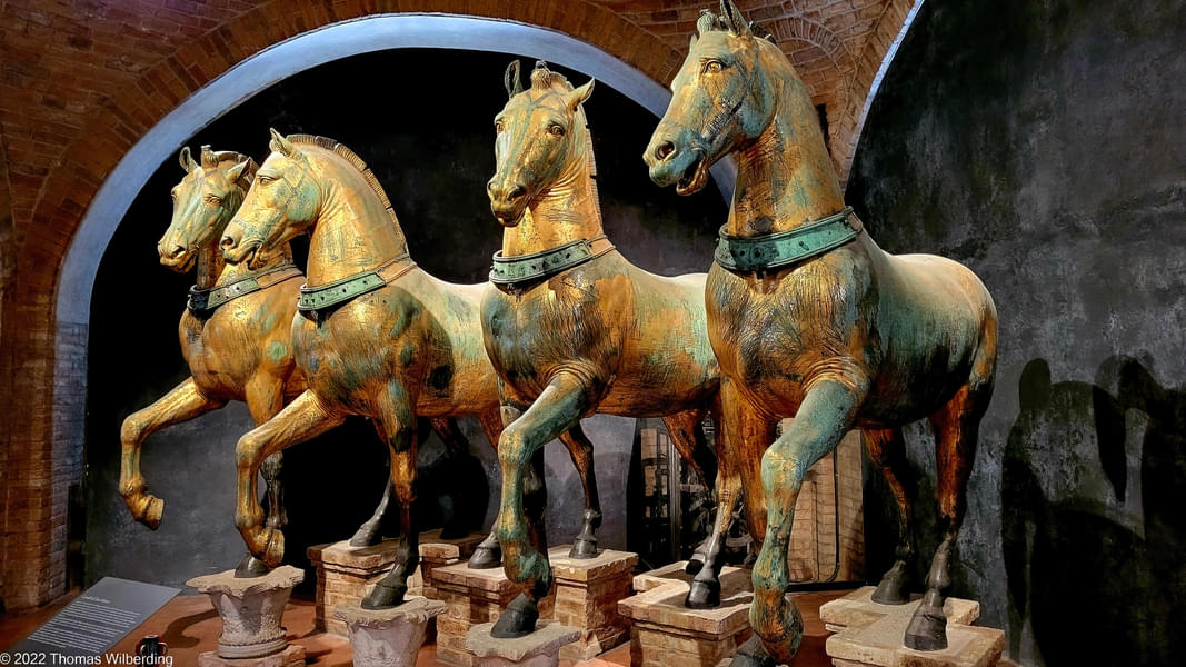 Bronze Horses Inside St. Mark’s Basilica