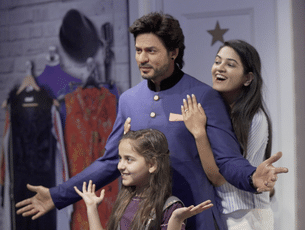 haunted road delhi King of Bollywood, Shahrukh Khan Wax Sculpture at Madame Tussauds