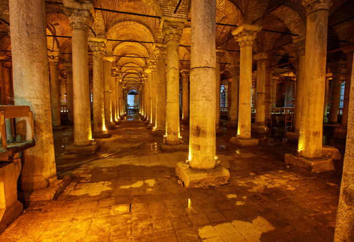 Construction Of Basilica Cistern