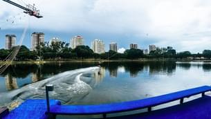 Front view of Singapore Wake Park
