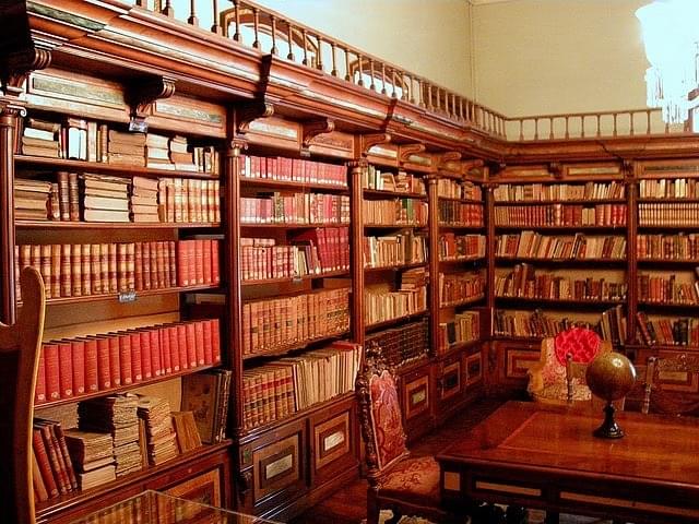 Library of Dolmabahce Palace