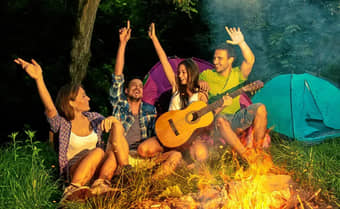 Gather with friends for a memorable camping experience