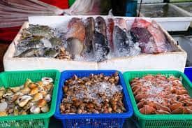 Savour seafood dishes