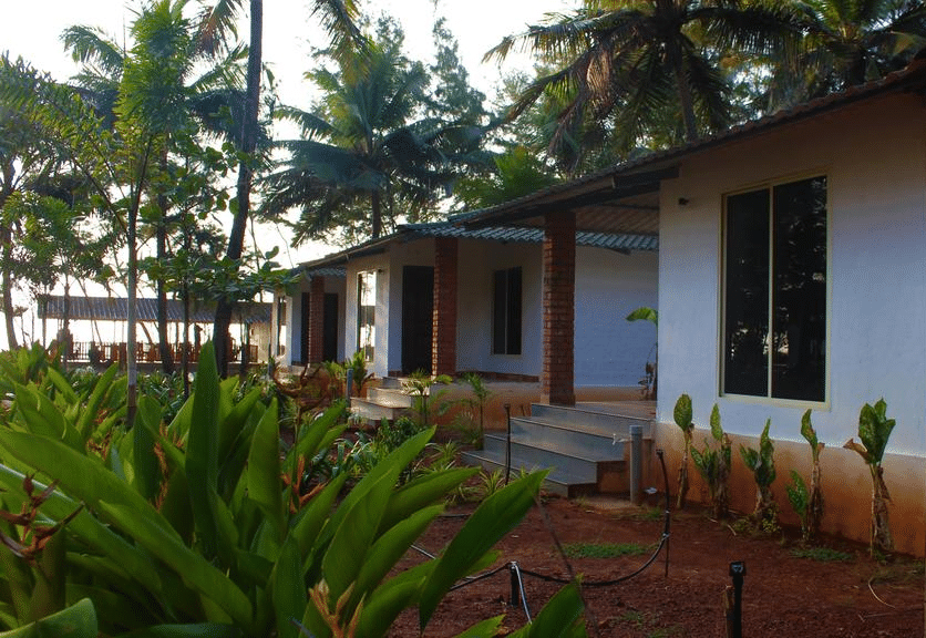 Side view of a cottage