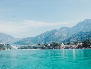 Stunning view of Rishikesh