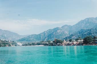 Stunning view of Rishikesh