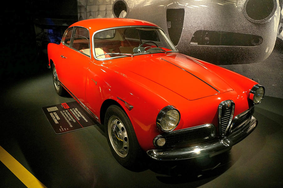 Iconic Alfa Romeo Giuletta Sprint on exhibition