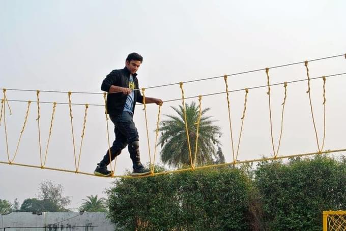 Enjoy crossing the burma bridge