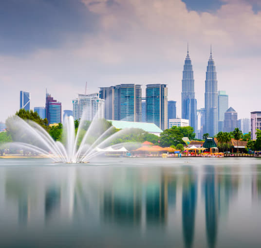 View of Malaysia cityscape