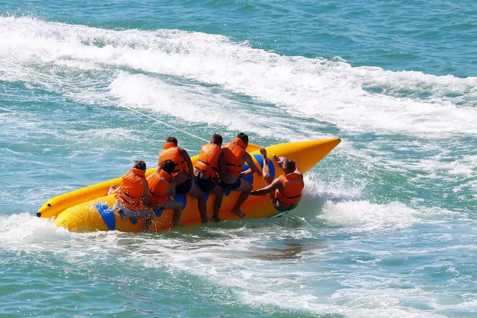 Banana Boat Ride at Juhu Beach, Mumbai