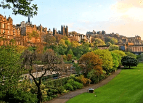 Princes Street And Gardens