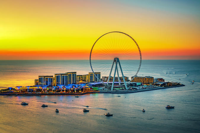 Ain Dubai Views & Sunset Dining Cruise