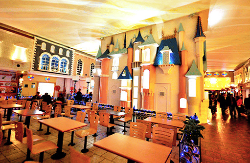 Spend time at the Food Court