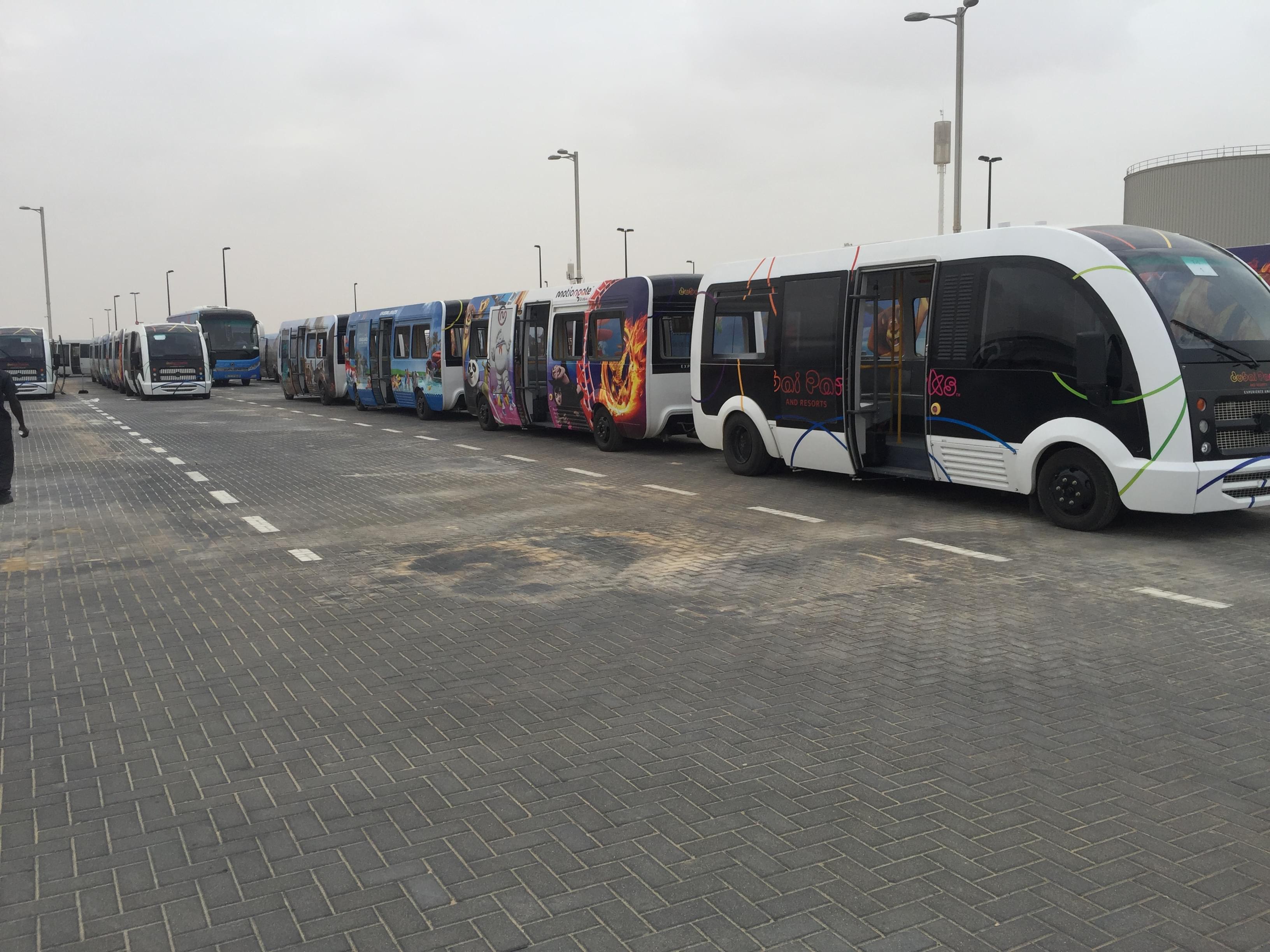 Buses in Dubai 