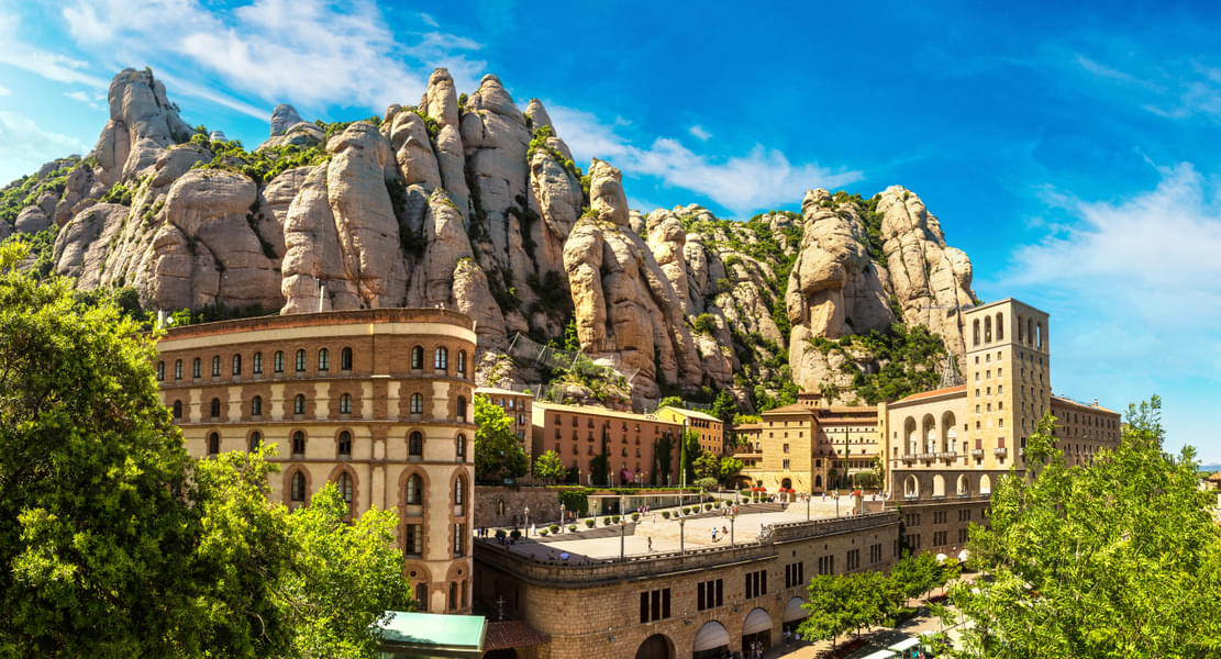 Take in the spectacular view of Montserrat 