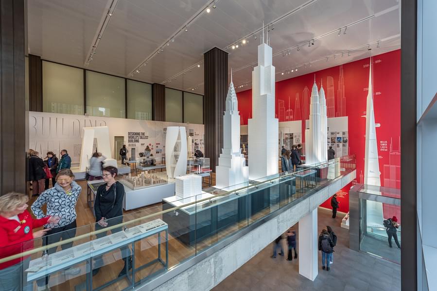 View the replicas of some of Chicago's famous skyscrapers
