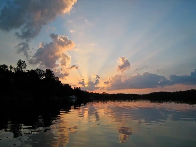 Sunset Sailing At Dona Paula Image
