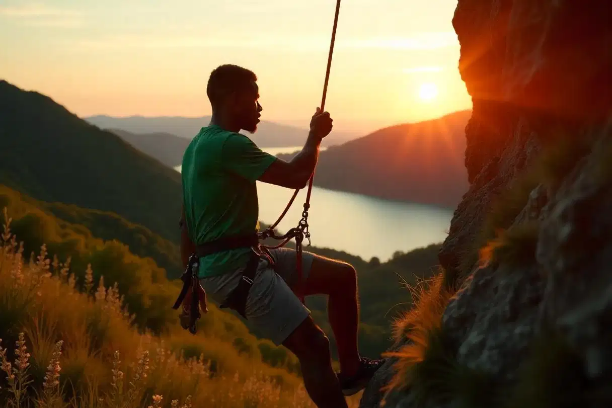 Rappelling in Nainital