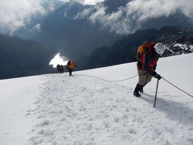 Hike in the Rwenzori Mountains