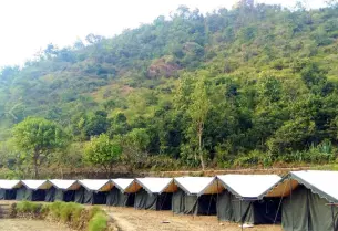 Experience luxury camping near Neer Waterfall in Rishikesh