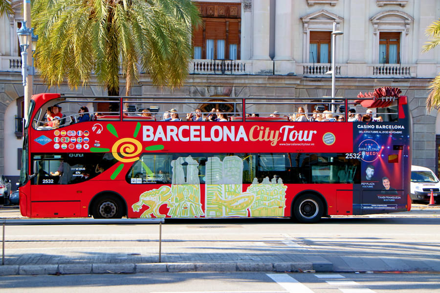 Visit various attractions across the city of Barcelona