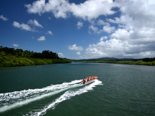 Speedboat to Baratang Island