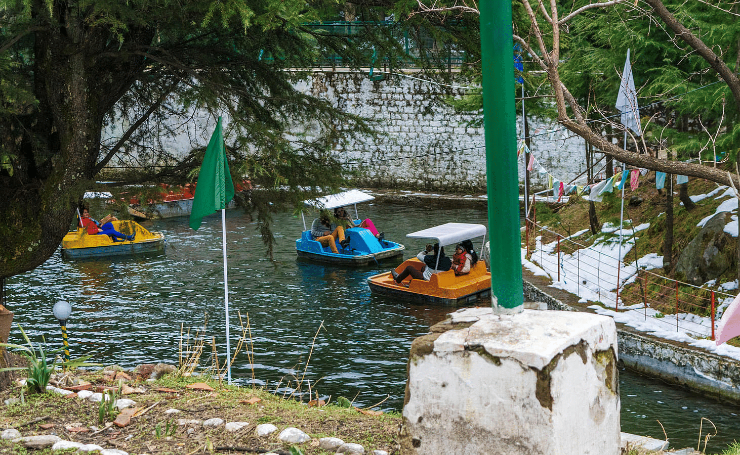 Boating in Manaslu River