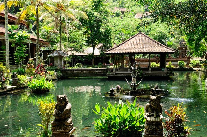 Balinese Purification Experience in Sebatu Holy Spring Water Temple Image