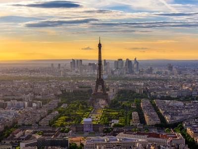 Enjoy the astonishing view of Paris's skyline
