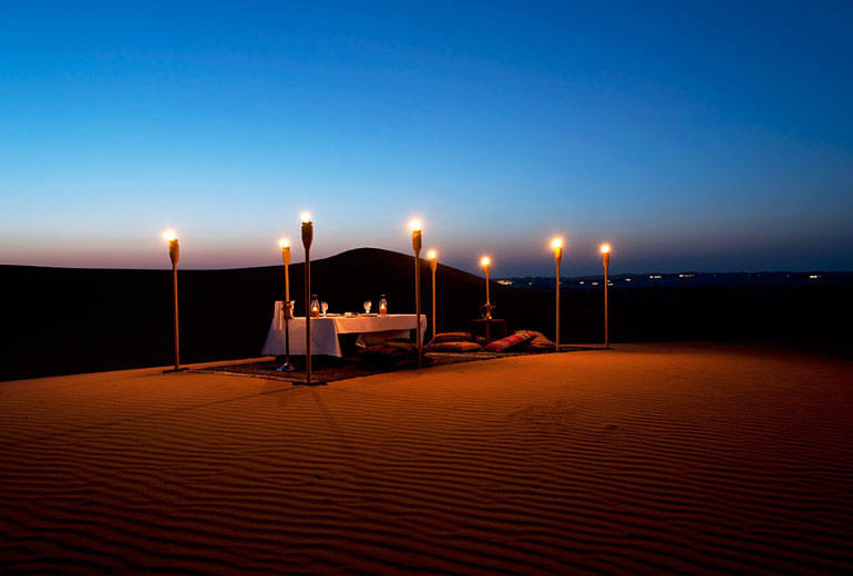 Private Dinner on Dunes with Camel and Jeep Safari Image