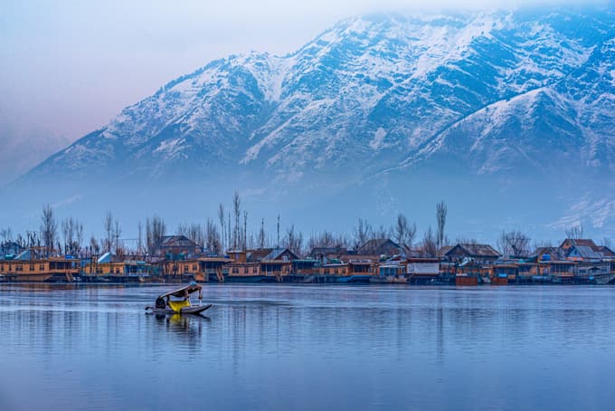 Soak in the beautiful view of Dal Lake and its iconic houseboats