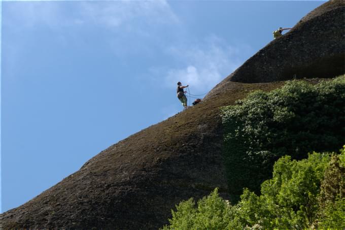 Climbing in Chopta