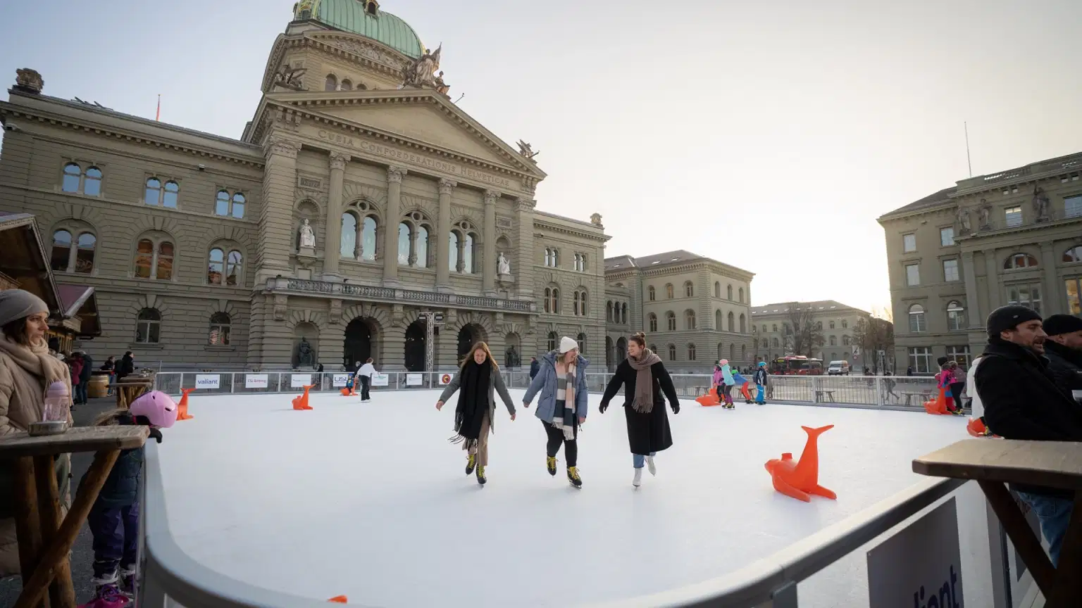 Skate at the Bundesplatz Ice Rink