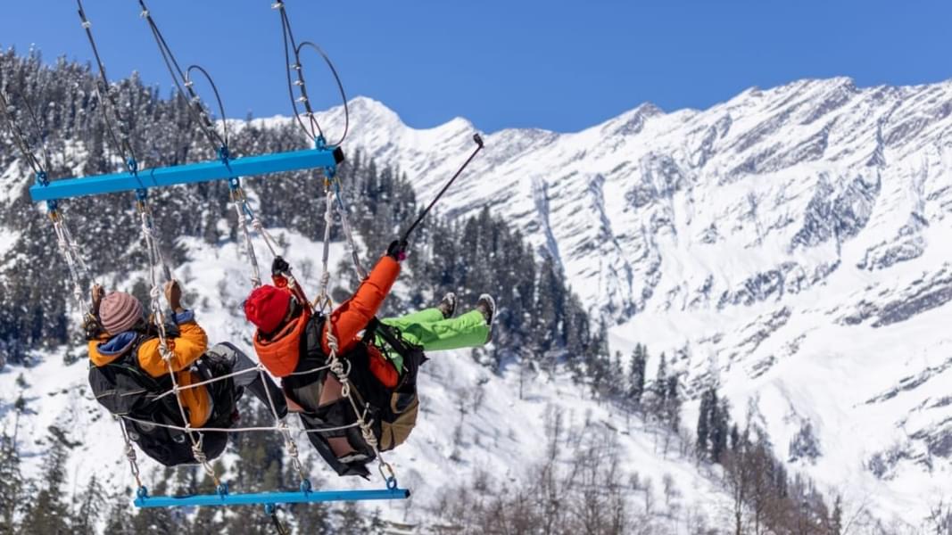 Giant Swing in Solang Valley Image