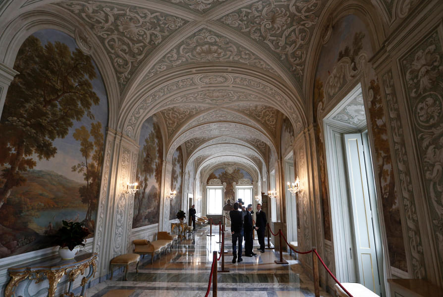 Admire the intricate artistry of the place as you explore the palace's corridors