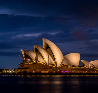 Stunning view of the Sydney Opera House