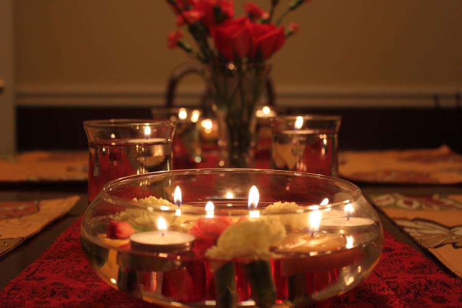 Candle Light Dinner In Gangtok Image