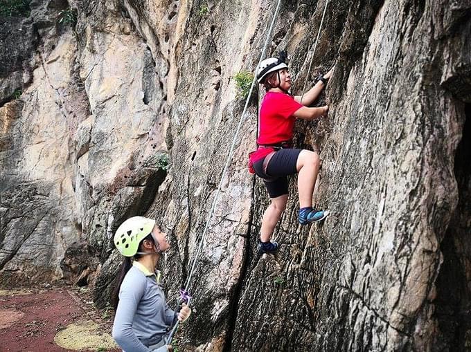 Gua Damai Rock Climbing