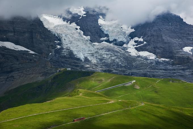 Jungfraujoch In February