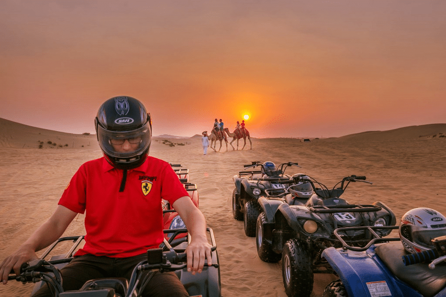 Go quad biking with your friends and families.