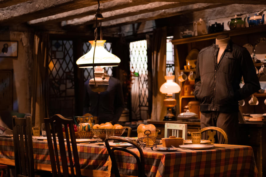 See the set where all Weasley family scenes were shoot at the Burrow