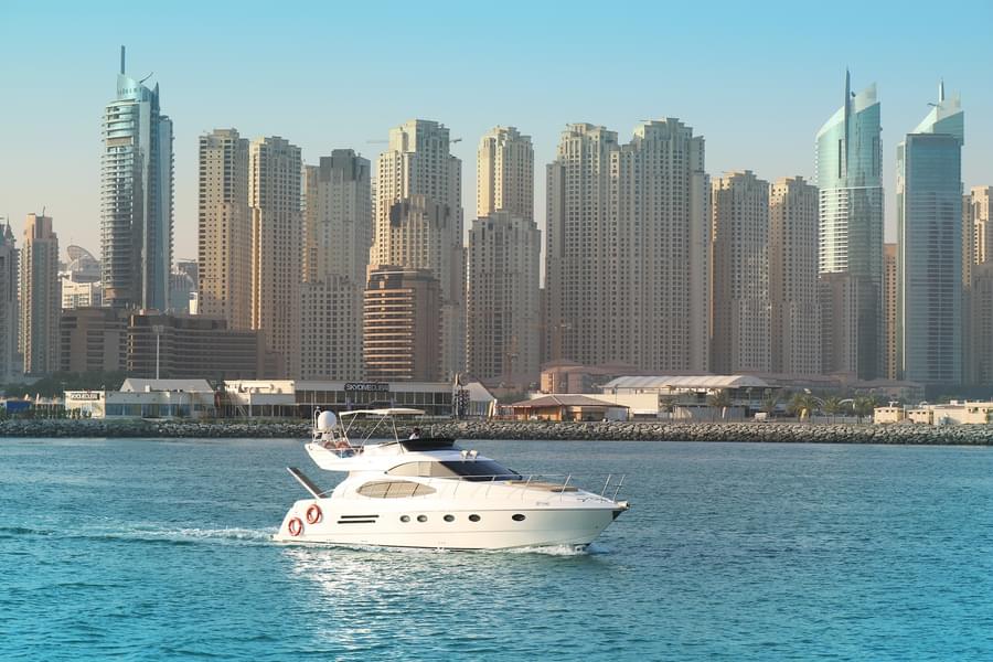 A Yacht in Dubai Marina